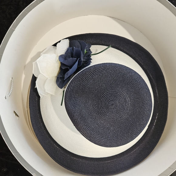 Vintage Nordstrom Hat Deep Blue/White - Picture 5 of 5